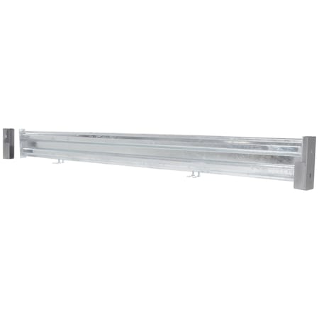 Vestil Galvanized Guard Rail-Drop In 89.875 In GR-F2R-DI-8-HDG